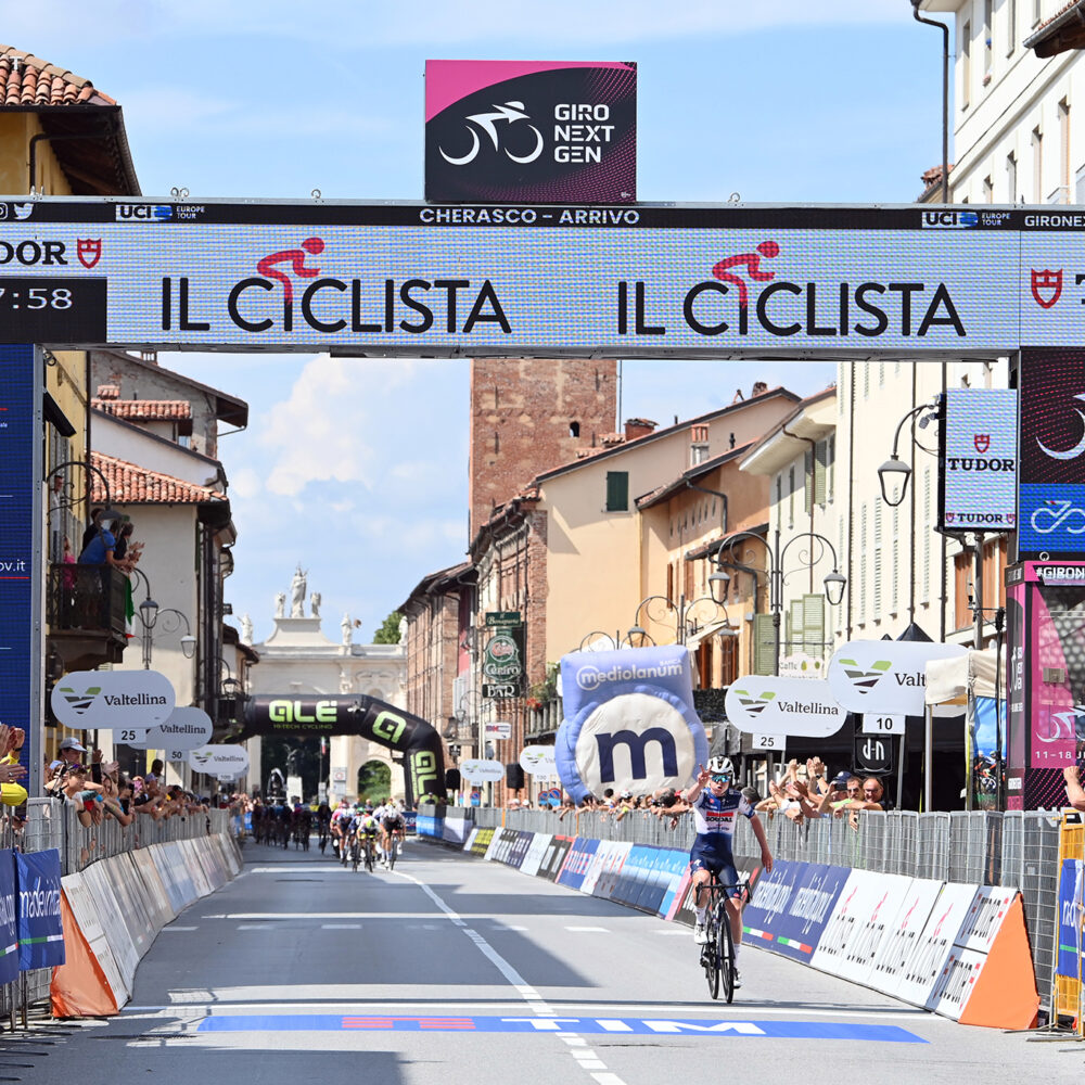 Ciclismo, Giro Next Gen 2023 - Tappa 2 - da San Francesco al Campo a Cherasco