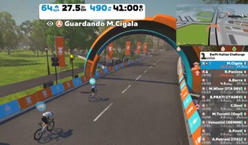Zwift Italian Challenge – Cigala in volata firma la prima