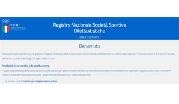 Registro CONI – Valida l’iscrizione 2021 anche senza attività sportiva e didattica