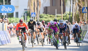 GIRO DI SICILIA: Bis di Molano a Mondello