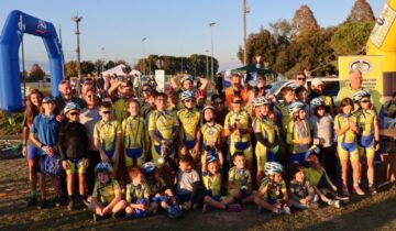 Parata dei campioni del futuro al Ciclodromo di Martellago