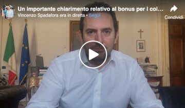 Chiarimenti del Ministro Spadafora sulle indennità per i Collaboratori Sportivi