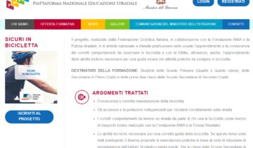 Sicuri in Bicicletta – Anche quest’anno la FCI sulla piattaforma PNES