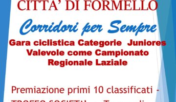 Juniores – A Formello domenica il titolo regionale juniores