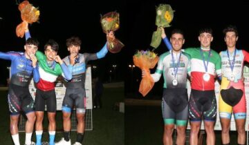Predomo e Napolitano tricolori velocità e keirin