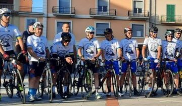 Dal Lazio alla Puglia il Ciclopellegrinaggio della Pace dell’ASD Sei Impianti