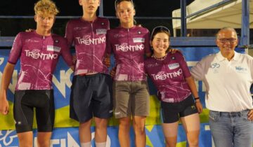 Campana, Demattè, Magagnotti e Sicheri campioni trentini di ciclismo su pista