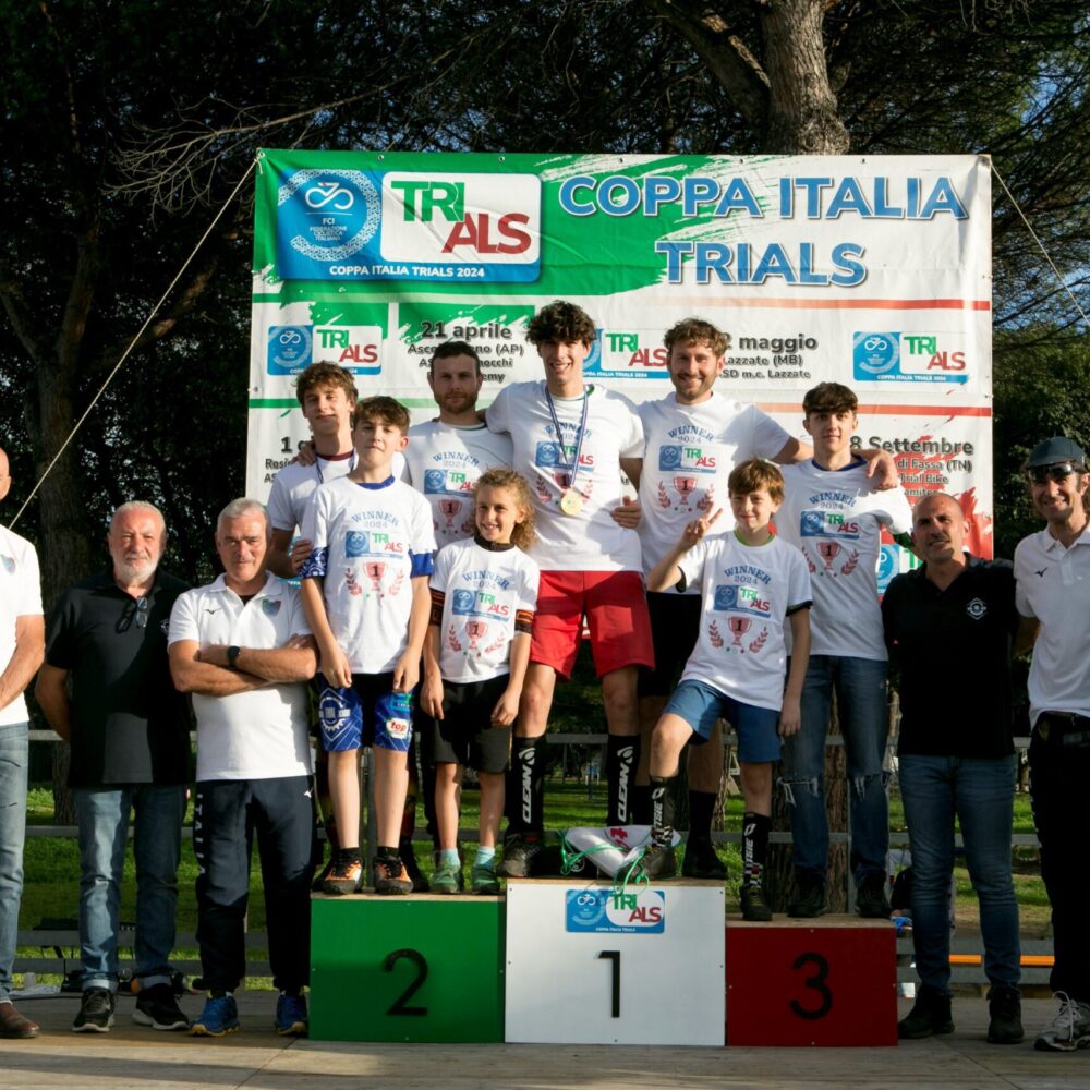 I vincitori Coppa Italia Trials