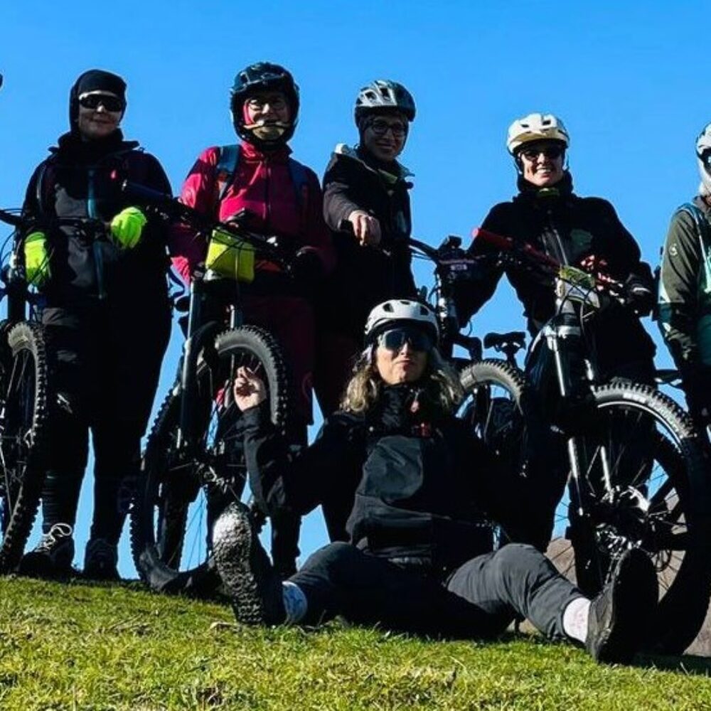 Le biker della Ride Pink