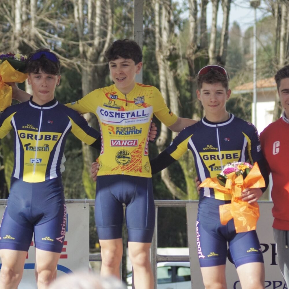 Il podio del primo anno (Foto Asia Mazzuola)