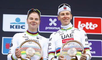 Gli iridati Pogacar e Kopecky firmano il Giro delle Fiandre 2025