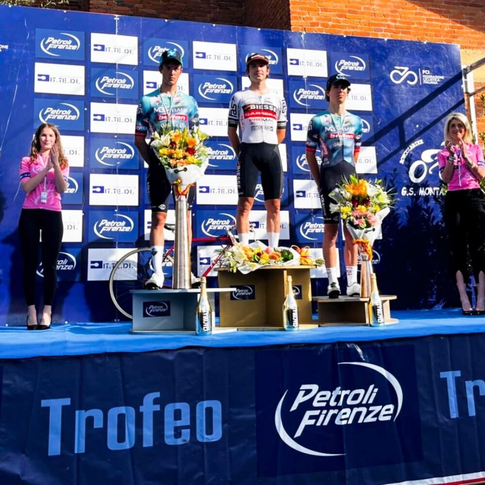 Il podio del Memorial Daniele Tortoli (Foto R. Fruzzetti)