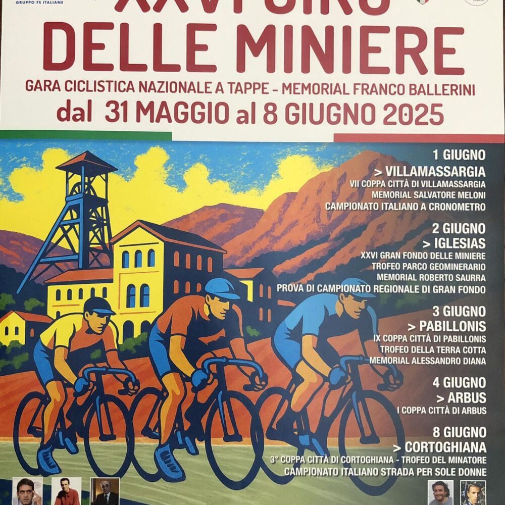Locandina Giro delle Miniere 2025