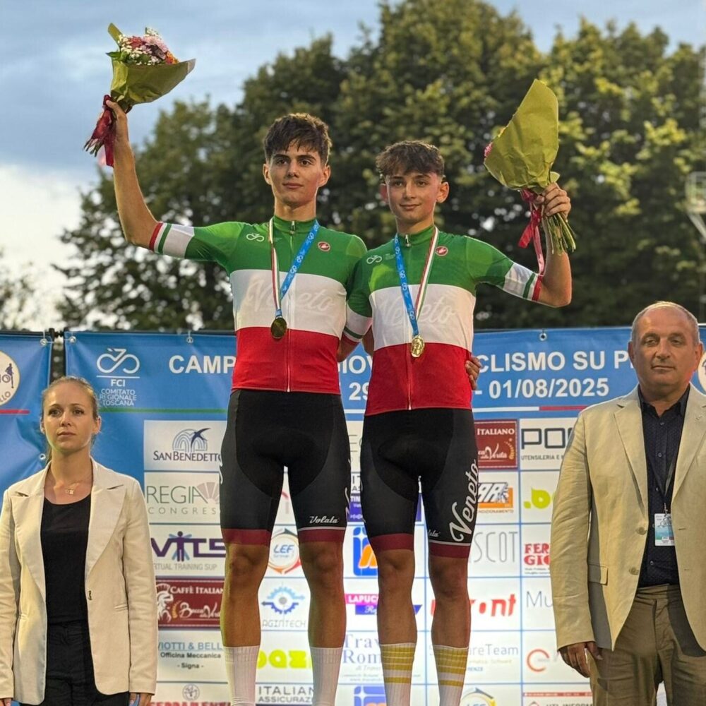 Ceccarello e Foffano tricolori nella Madison esordienti