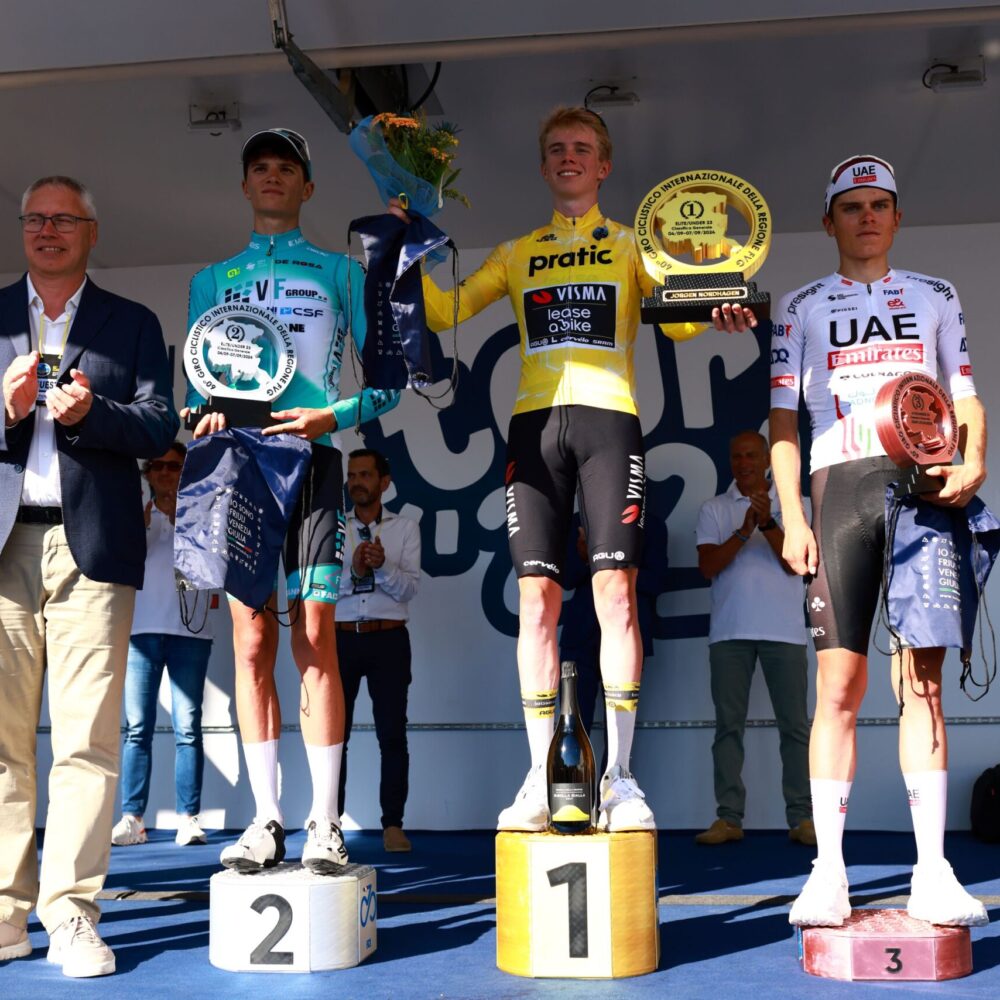 Podio Giro Regione FVG - credit Bolgan