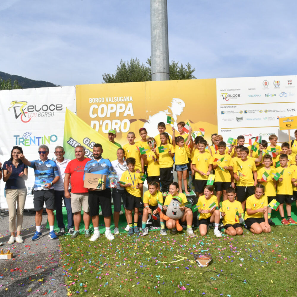 Ciclismo giovanile 27° Coppetta D'Oro gare giovanissimi G5 G6 Maschile, Vince la Coppetta D'oro As Mosole, Borgo Valsugana settembre 2025 © foto Daniele Mosna