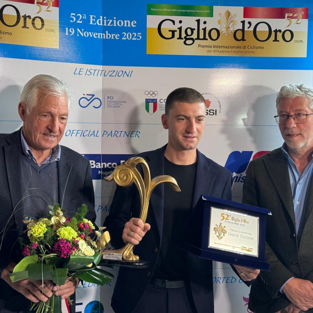 Da sx Moser, Ciccone e Pancani