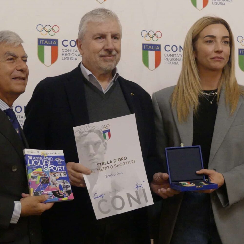 La premiazione di Sandro Tuvo