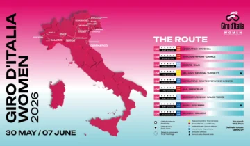 Giro d’Italia Women 2026 – Dall’Emilia al Piemonte in nove tappe