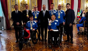 I campioni del mondo di paraciclismo ricevuti oggi dal Presidente della Repubblica