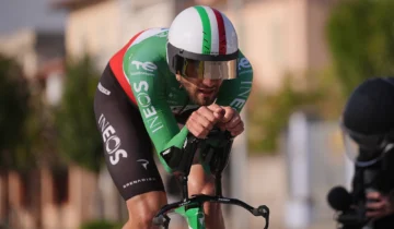 Tirreno Adriatico, Ganna da record nella crono d’apertura