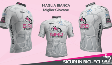 La Maglia Bianca del Giro d’Italia di Handbike diventa simbolo della sicurezza stradale