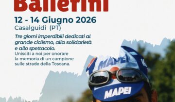 “La Franco Ballerini” dal 12 al 14 giugno 2026 a Pistoia