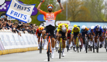 Dwars door Vlaanderen – Ganna un fulmine! Primo successo fiammingo