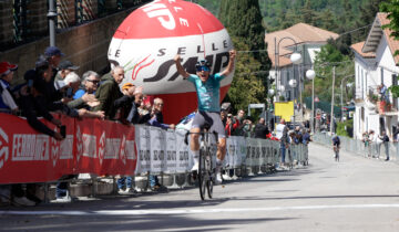 Giro d’Abruzzo Juniores 2026: vittoria e primato per Battistoni a Manoppello