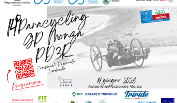 Il 14 giugno l’Autodromo Nazionale Monza ospita il 14° Paracycling GP PD3R Monza