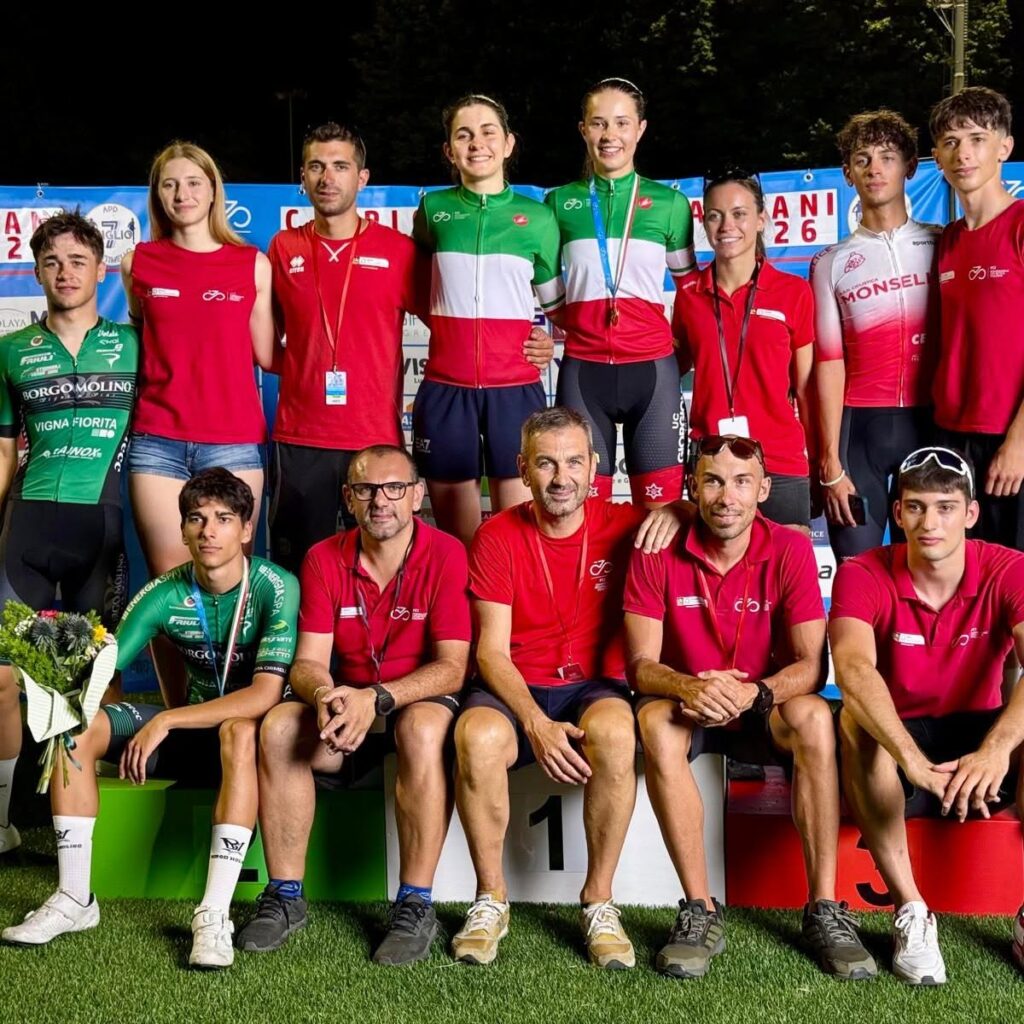Il gruppo del Veneto nella terza giornata con le tricolori Carretta e Timis