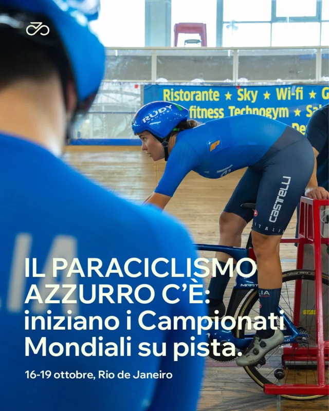La Nazionale italiana di paraciclismo sarà una delle protagoniste dei Campionati mondiali su pista previsti dal 16 al 19 ottobre a Rio de Janeiro. Nella squadra, selezionata dal CT Pierpaolo Addesi, figurano Marianna Agostini, Lorenzo Bernard, Elena Bissolati, Francesco Ceci, Claudia Cretti, Stefano Meroni, Giacomo Salvalaggio e Paolo Totò. Dopo le cinque medaglie complessive (1 oro, 1 argento e 3 bronzi) conquistate nell’edizione iridata del 2024, gli azzurri tornano al Velodromo brasiliano pronti a tenere alto il nome dell’Italia in un fitto programma gara che comprende varie specialità: l’inseguimento individuale, il chilometro da fermo, le prove di velocità (individuale e a squadre), il team sprint tandem, l’eliminazione e lo scratch.